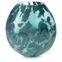 Cartshaw - Iridescent Teal - Vase - 12", 11.5"