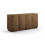 Aveline - 2 Piece Sideboard / Buffet - Brown - Dark Brown