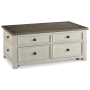 Bolanburg - White / Brown / Beige - Lift Top Cocktail Table, 46"