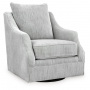 Gubbins Swivel Accent Chair Gray