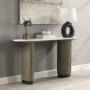 Clayten - Sofa Table - Engineered Top & Light Oak - Gray, 55"