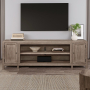 Fireplace TV Console - 82" Console With Fire FTS