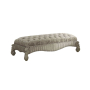 Versailles - Bench - Ivory Fabric & Bone