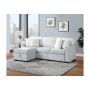 U0204 - Reversible Pullout Sofa Bed - Light Gray /, 91.7"