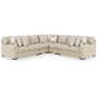 LaureLGrove 5-Piece Sectional Pebble, 129"