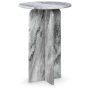 Keithwell - Gray - Round Accent Table, 15"