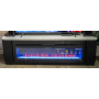 Grayman XL TV Stand With Fireplace Option Black