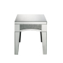 Nowles - End Table - Mirrored & Faux Stones, 20"