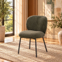 Cassian - Side Chair (Set of 2) - Green Linen - Dark Green