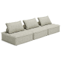 Bales - Taupe - 3-Piece Modular Seating, 117"