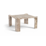 Ravello - Genuine Marble Coffee Table - Beige, 30"