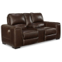 Alessandro - Walnut - PWR REC Loveseat/Con/Adj HDRST