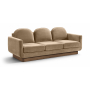Diviento - Velvet Performance Fabric Upholstered Sofa, 89"