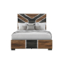 Optimus - Full Bed Headboard / Footboard With LED - Black / Brown - Black