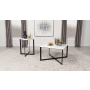 Tobin - 2 Piece Marble Top Coffee And End Table Set