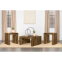 Odilia - 3 Piece Solid Wood Coffee And End Table Set - Auburn