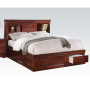 Louis Philippe III - Queen Bed - Cherry - 48"