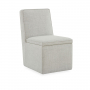 Accent Dining - Accent Storage Dining Chair - Cloud - Gray