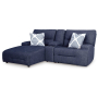 Acklen Place - Navy - 3-Piece Power Reclining Sectional Sofa With Laf Chaise, 94"