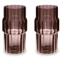 Dorlow - Mauve - Vase (Set of 2) - 9.25", 4.88"