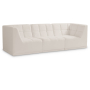 Relax - 3 Seat Modular Sofa - Cream, 98"