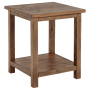 Payne - Wood End Table With Shelf - Distressed, 20"