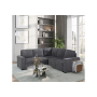 U2660 - Sectional Without Chaise And Without Pull Out Sofa Bed, 94.75"