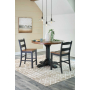 Valebeck - Multi - 4 Pc. - Counter Height Dining Table, 2 Barstools