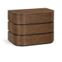 Annalise - Solid Wood Night Stand - Brown
