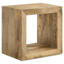 Benton - Rectangular Solid Wood End Table - Natural, 22"
