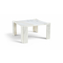 Ravello - Genuine Marble Coffee Table - White, 30"