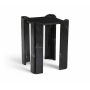 Ravello - Genuine Marble End / Side Table - Black, 15"