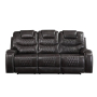 Braylon - Sofa - Magnetite PU, 90"