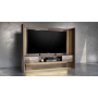 Darimore TV Wall Left/Right Side Panels Burnished Brown