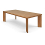 Mirella - Teak Wood 96" Outdoor Patio Dining Table - Natural - Light Brown, 96"