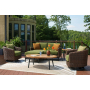 Horizon Hall - Brown / Green - 6 Pc. - Lounge Set With Loveseat