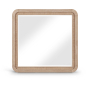 Windsor - Rubberwood Mirror - Natural