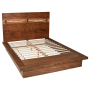 Winslow - Wood California King Panel Bed - Smokey Walnut