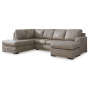 Amuleto - Desert - 2-Piece Sectional With Laf Corner Chaise, 124"
