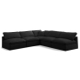 Plush - 5 Piece Modular Corner Armless Sectional, 105"