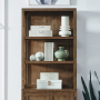 Shaker Lakes - Bookcase Hutch - Harvest Brown - Dark Brown