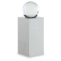 Sellner - Clear / White - 12" Sculpture, 5"