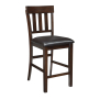 Haddigan - Dark Brown - Upholstered Barstool (Set of 2)