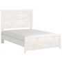 Gerridan Panel Bed White / Gray