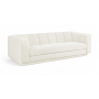 Modari - Fabric Upholstered Sofa - Cream, 95"
