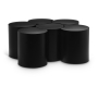 Dimple - 18" 6 Piece Modular Coffee Table, 44"