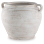 Meadie - Distressed White - 9" Vase, 11"