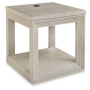 Marxhart - Bisque - Square End Table, 24"