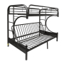 Eclipse - Twin Over Full Over Futon Bunk Bed