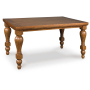 Maple Harbor Rectangular Dining Room Counter Table Brown, 66"